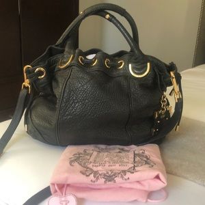 Juicy Couture pebbled leather handbag